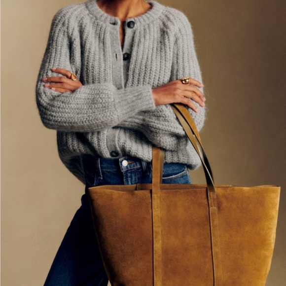 Sezane Sweaters - Grey Sezane Emile Cardigan